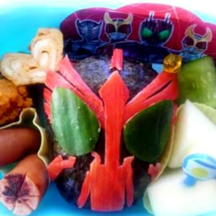 仮面ライダー オーズのキャラ弁 レシピ 作り方 By ぴぐれっと 楽天レシピ 仮面ライダー オーズのキャラ弁 レシピ 作り方 By ぴぐれっと 楽天レシピ